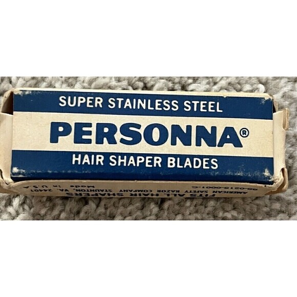 Vintage H & H Co Hair Shaper Razor Stainless Steel Straight Razor Personna Blade - Picture 4 of 15